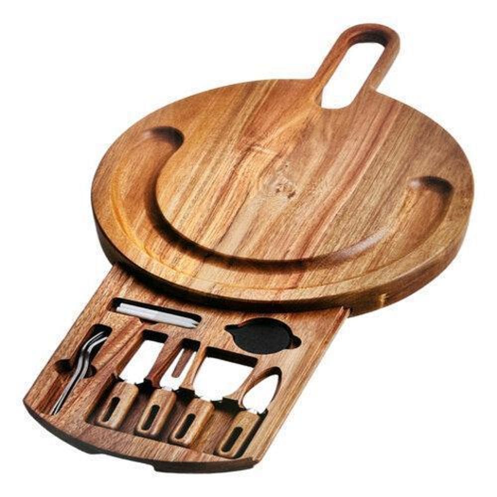 Petisqueira Conjunto Completo Queijos Tabua + Utensilios