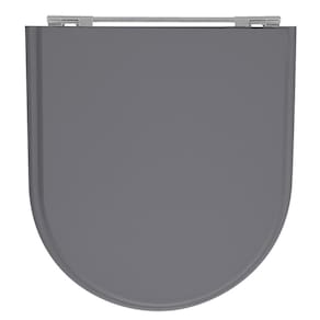 Tampa Vaso Calypso Cinza Amber Bacia Incepa Mdf Cinza Escuro