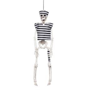 Esqueleto 40Cm Caveira Prisioneiro Decorativo Halloween