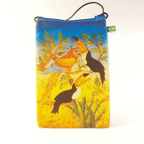 Bolsa Hippie Chic Em Tecido 12,5 X 18 Cm Batik Mendes
