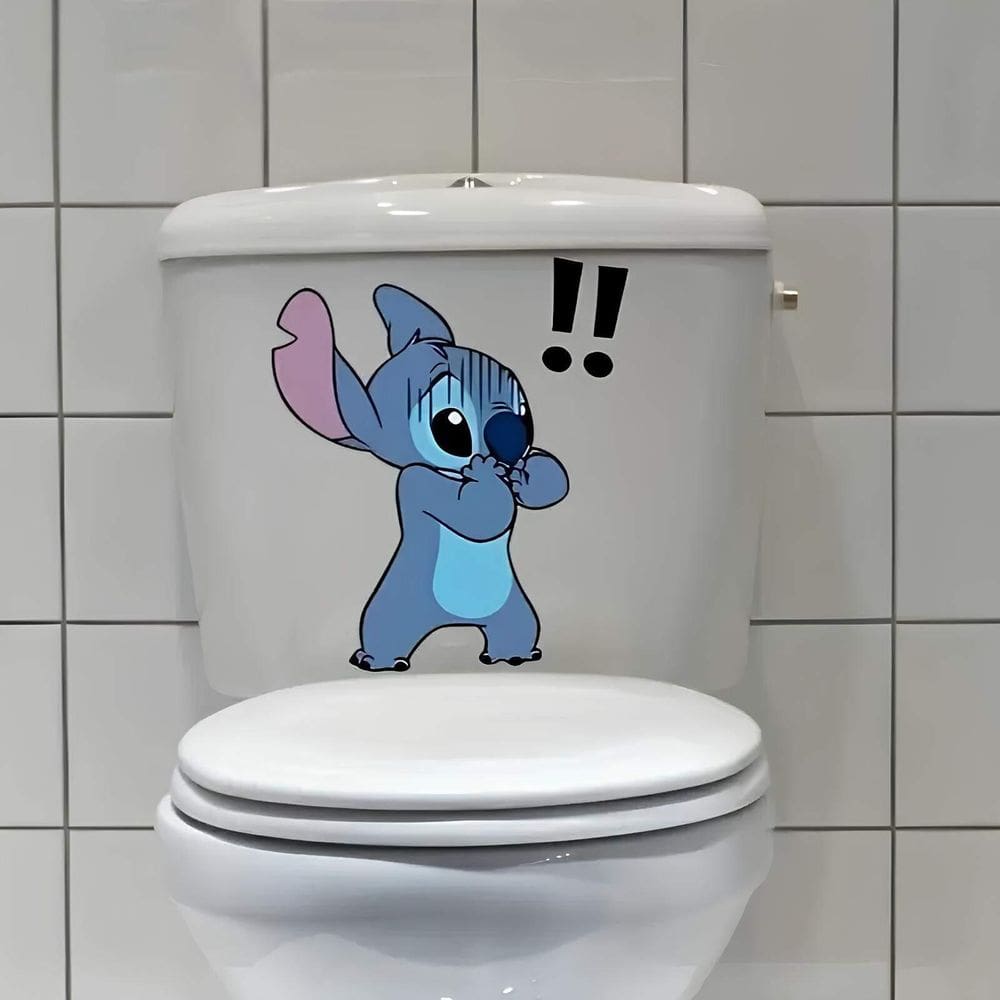 Adesivo Para Vaso Sanitário Stitch Mod16