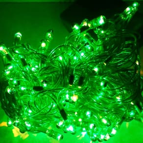 Pisca Cordão De Luz Fio de Luzes Led Verde 10 Metros 220v