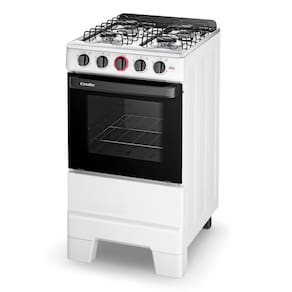 Fogão Esmaltec Ideal SUPER 4 Bocas Branco com Acendimento Automático