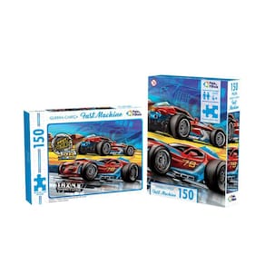 Quebra Cabeça Fast Machine Carro 150 Peças Infantil Educativo Brincar Desenvolvimento