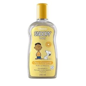 Óleo Corporal Snoopy Baby 200Ml Poder Da Melanina