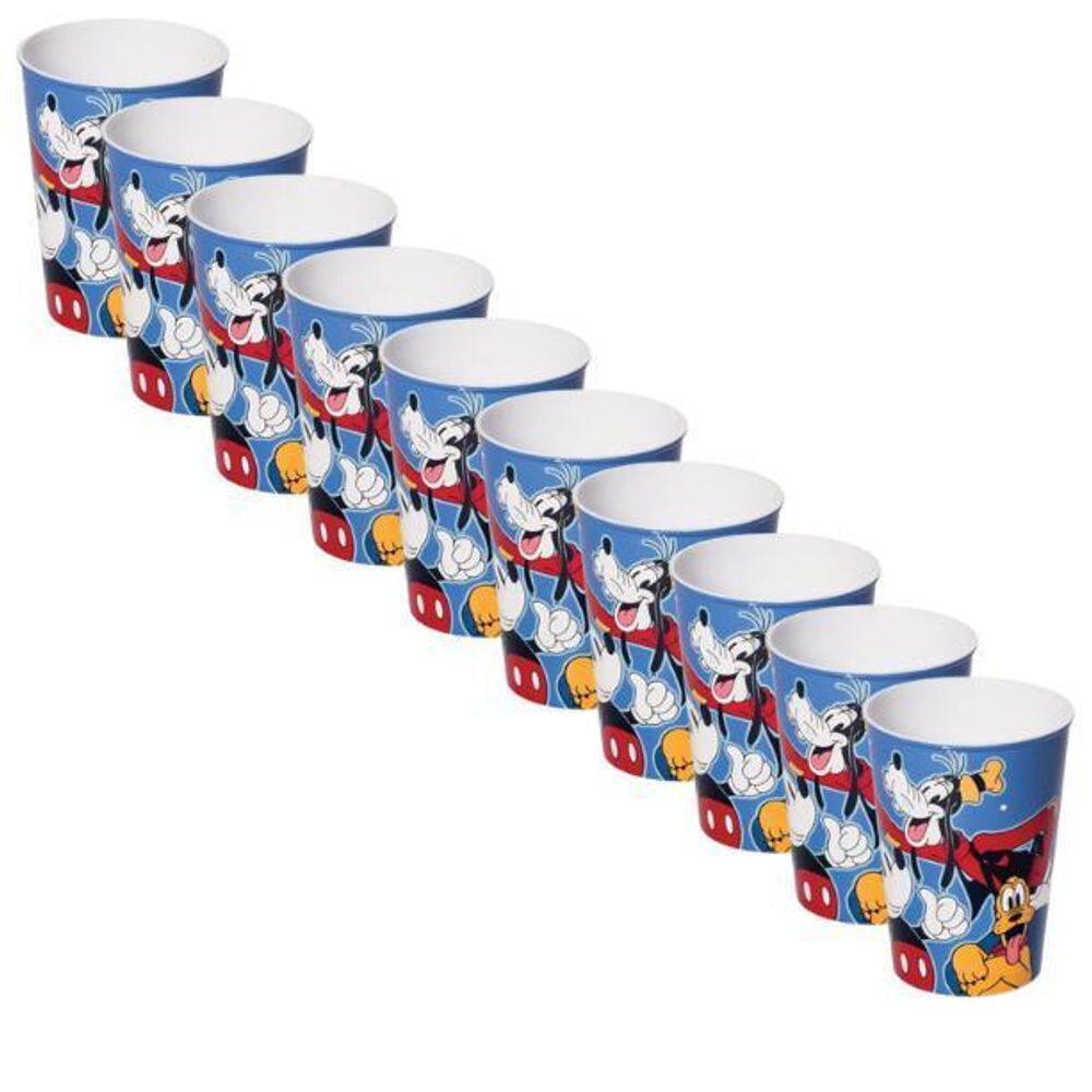 Kit 10 Copos Mickey Disney Festa Infantil Enfeite Decoração
