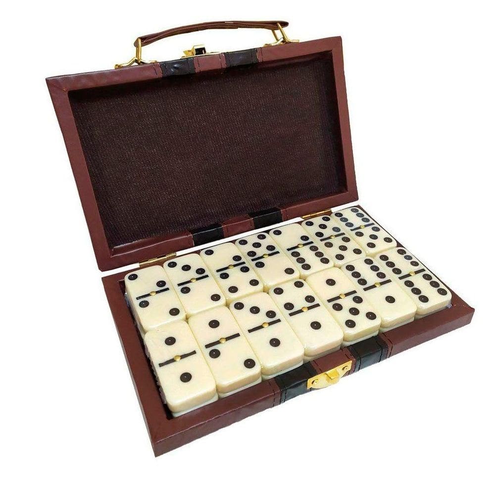 Jogo Dominó Maleta Profissional 28 peças