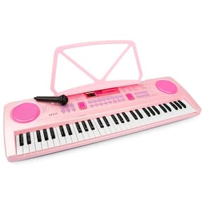 Teclado Eletrônico Semi Profissional 61 Teclas Com Microfone Bigfun Médio