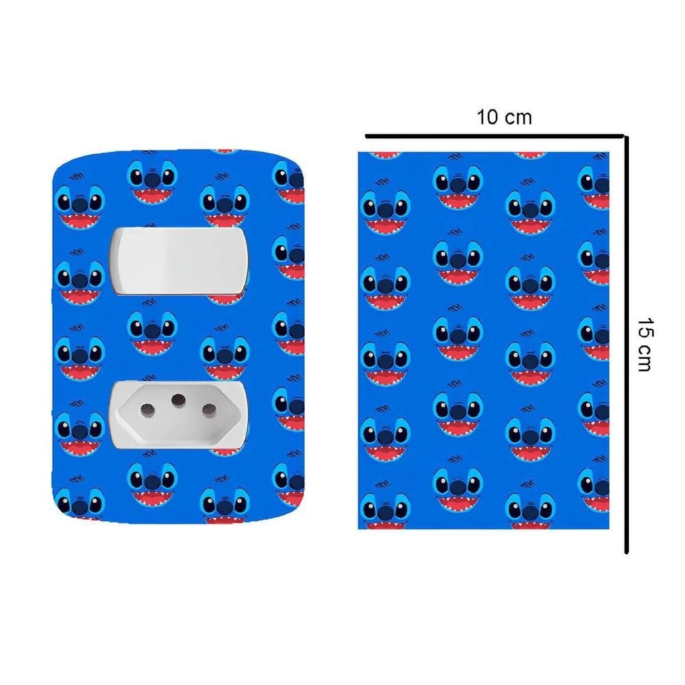 Adesivo Para Interruptor Stitch Mod05