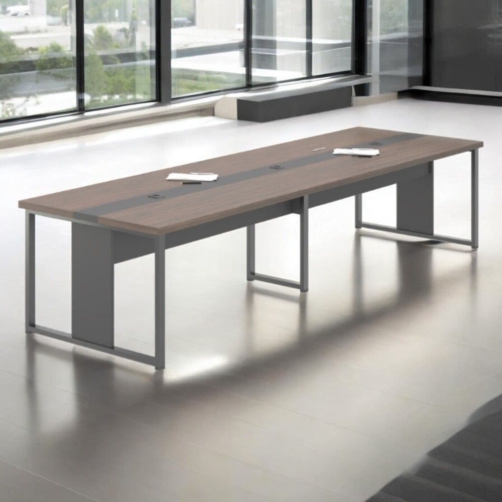 Mesa de Reunião para Escritorio Tokyo Freijó Preto