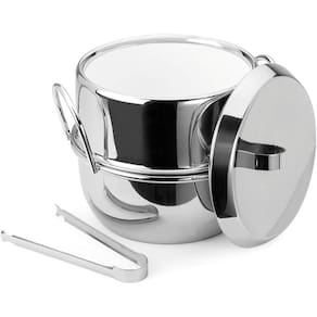 Balde Térmico Para Gelo Aço Inox Tampa e Pinça 2,5L Forma