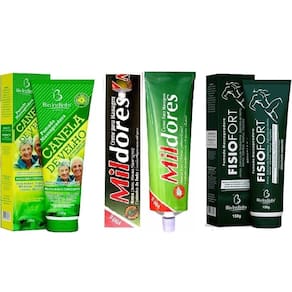 Kit Pomada Massageadora + FisioFort + Mil Dores