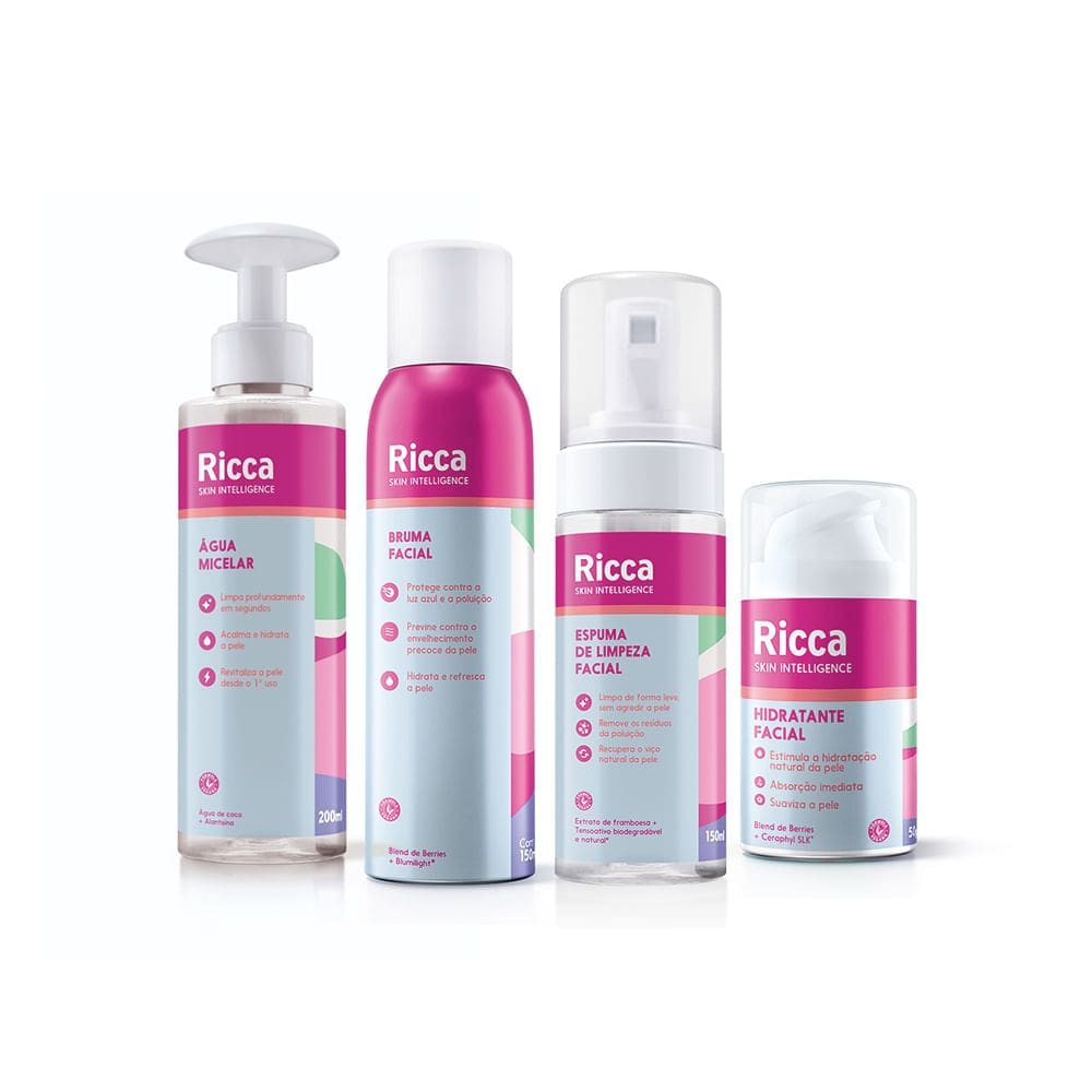 Kit Cuidados Faciais - Skin Intelligence Ricca