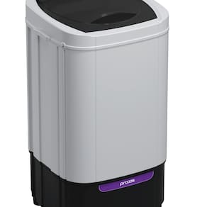Lavadora de Roupas Praxis 6kg sem Dreno - 127v Branco/Preto
