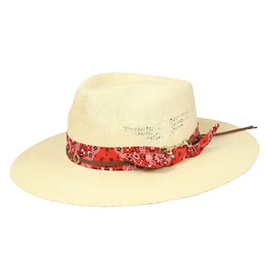 Chapéu de Palha Ibisco Vermelho 20x Marcatto 34779