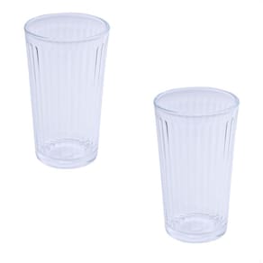 Kit 2 Copos De Vidro Para Água, Suco Refrigerante Sleek320Ml