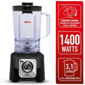 Liquidificador Arno Power Max 1400W Preto LN65