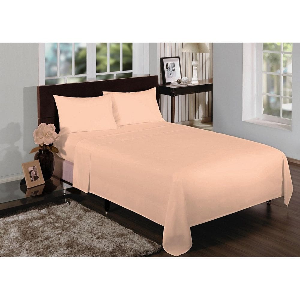 Jogo Lençol Solteiro King 4 Peças 2,03X0,96X25Cm 180 Fios