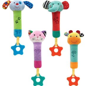 Buzininha com Mordedor para Bebê Happy Zoo Buba Brinquedo So