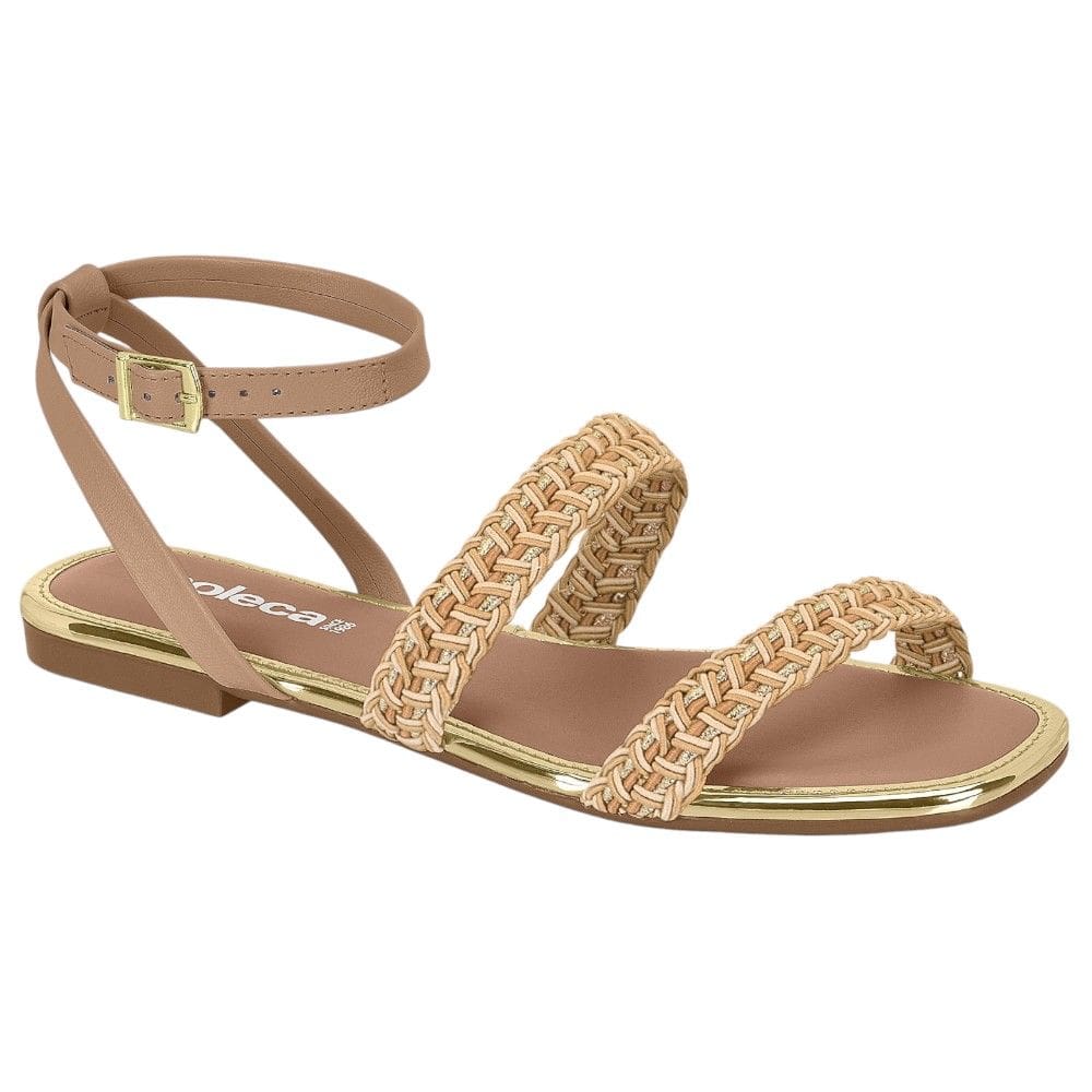 Sandália Rasteira Feminina Moleca 5435.546