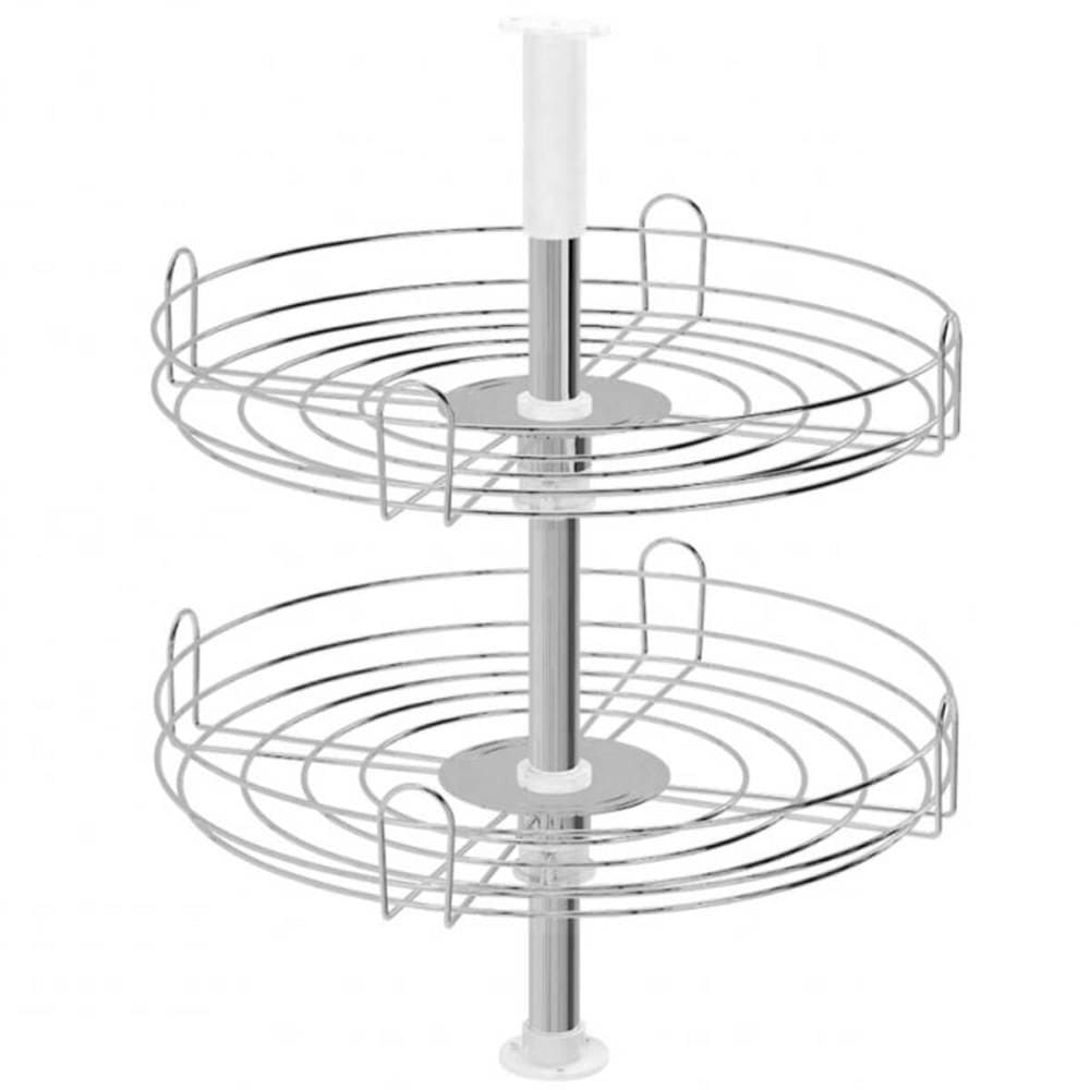 Fruteira Cesto Giratório Ellite para Armário Cozinha 35cm co