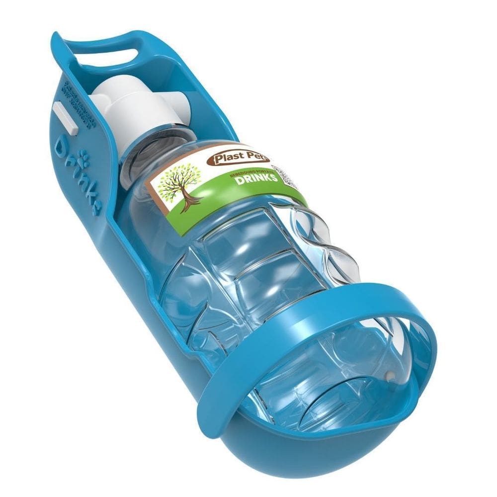 Bebedouro Portátil Pet Eco Pet Drinks 300Ml - Azul