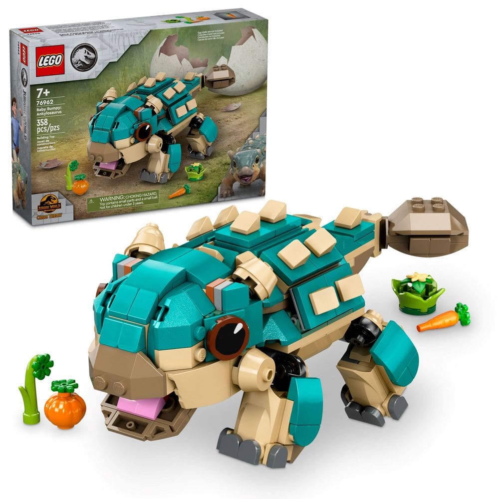 Blocos de Montar - Jurassic World - Bebe Bumpy: Anquilossauro - LEGO DO BRASIL