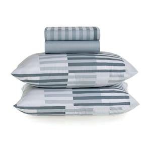 Jogo Cama King 160 Fios Karsten Julian Azul