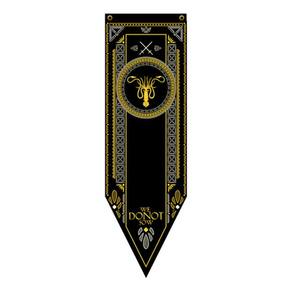 Bandeira Flâmula Com Brasão Casa Greyjoy Game Of Thrones