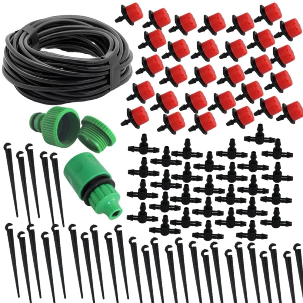 Kit de irrigação por gotejamento DSR13 com 94 peças de Tee