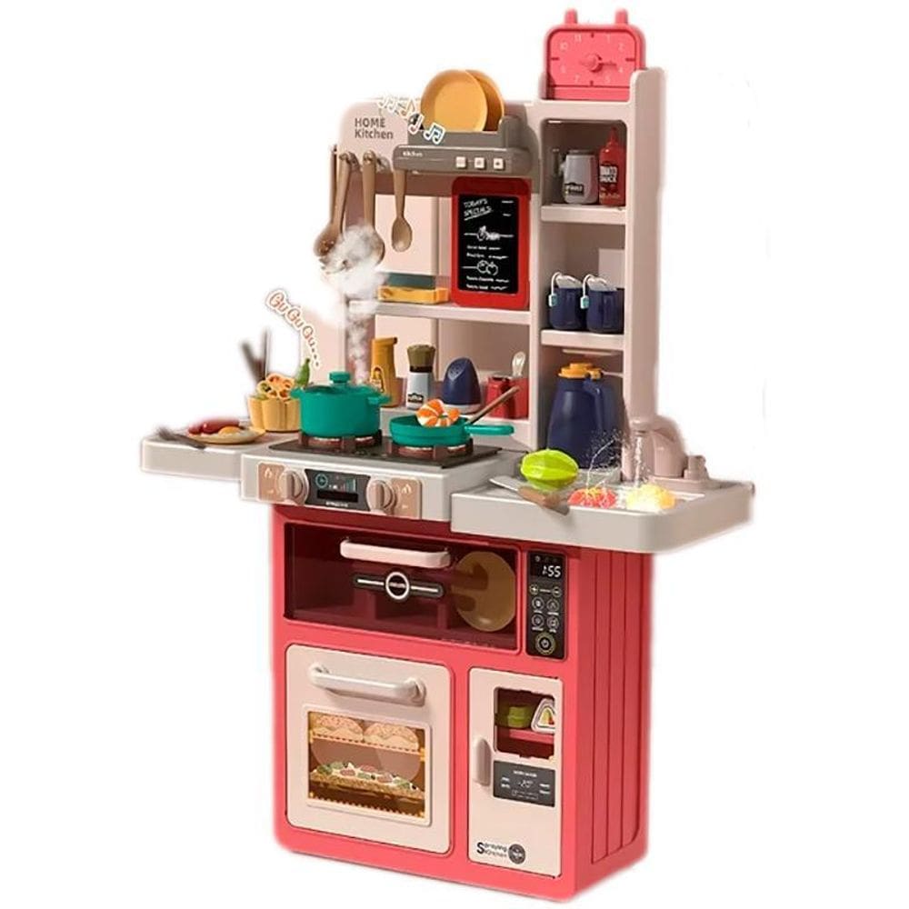 Cozinha Brinquedo Moderna 63 Pçs Luz Sons E Água 889-236