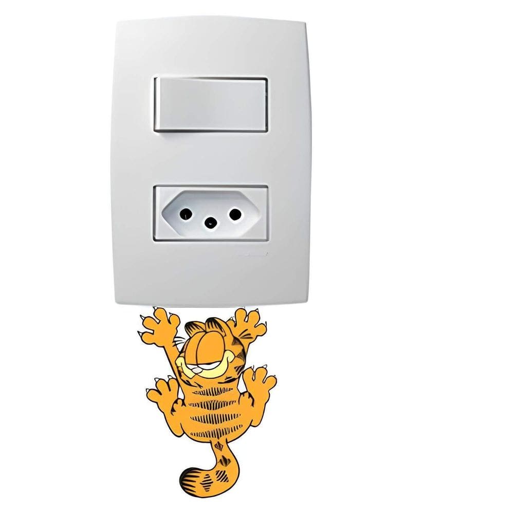 Adesivo Para Interruptor Garfield