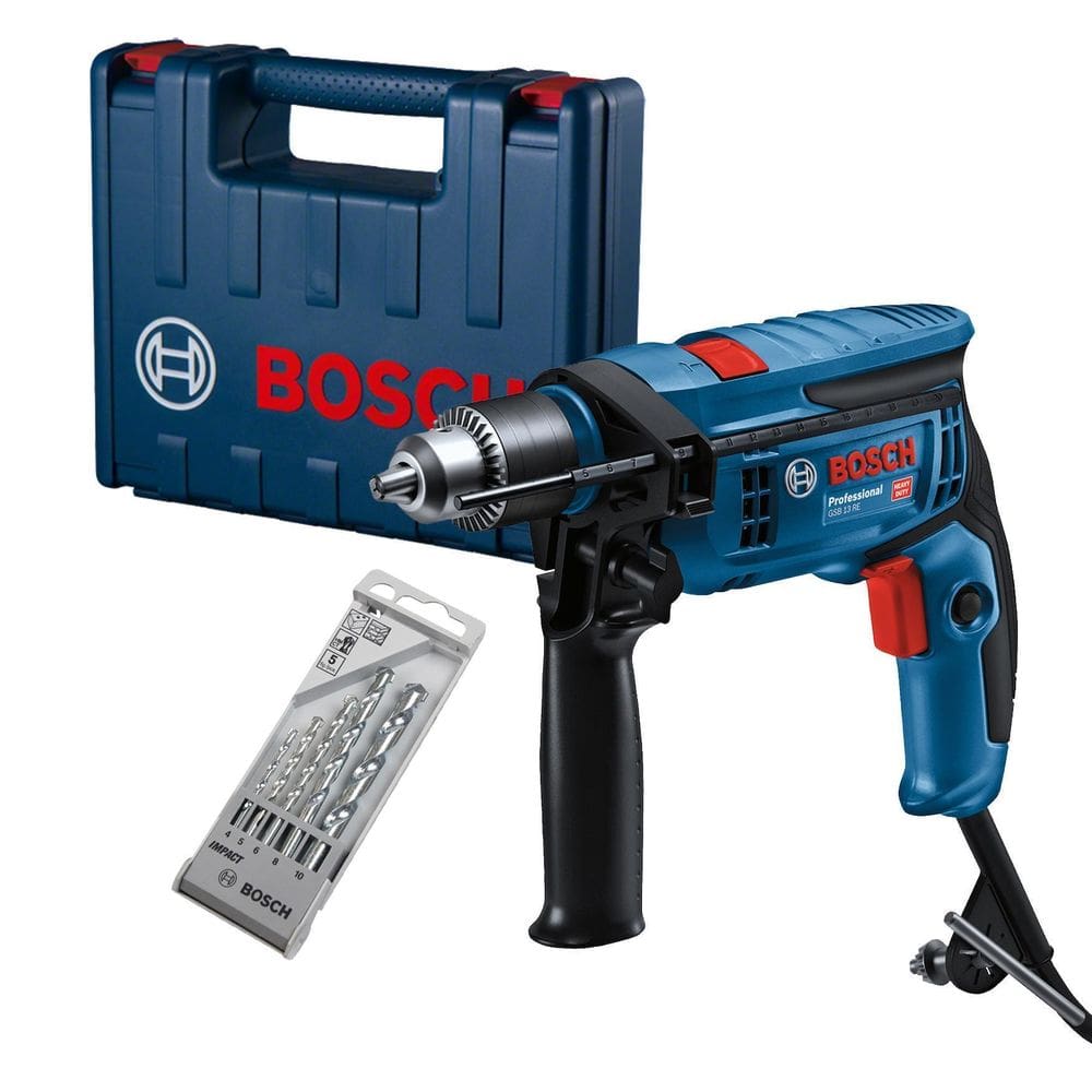 Furadeira De Impacto Bosch 750W Gsb13Re Gsb 13 Maleta 220V
