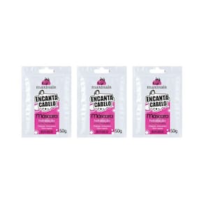 Sache Maxihair 50G Encanta Cabelo - Kit Com 3Un