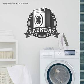 Adesivo De Lavanderia Laundry Mod01