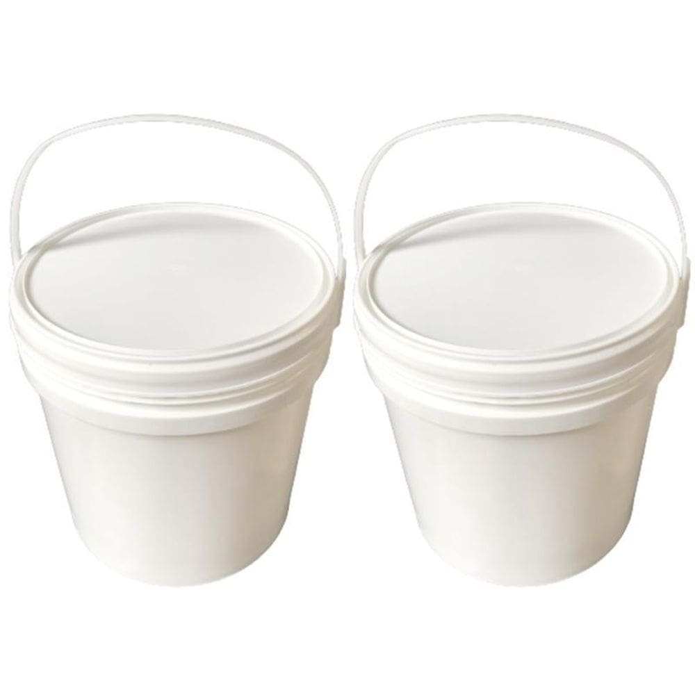 Balde Plástico 10L Para Açai 2 Pçs