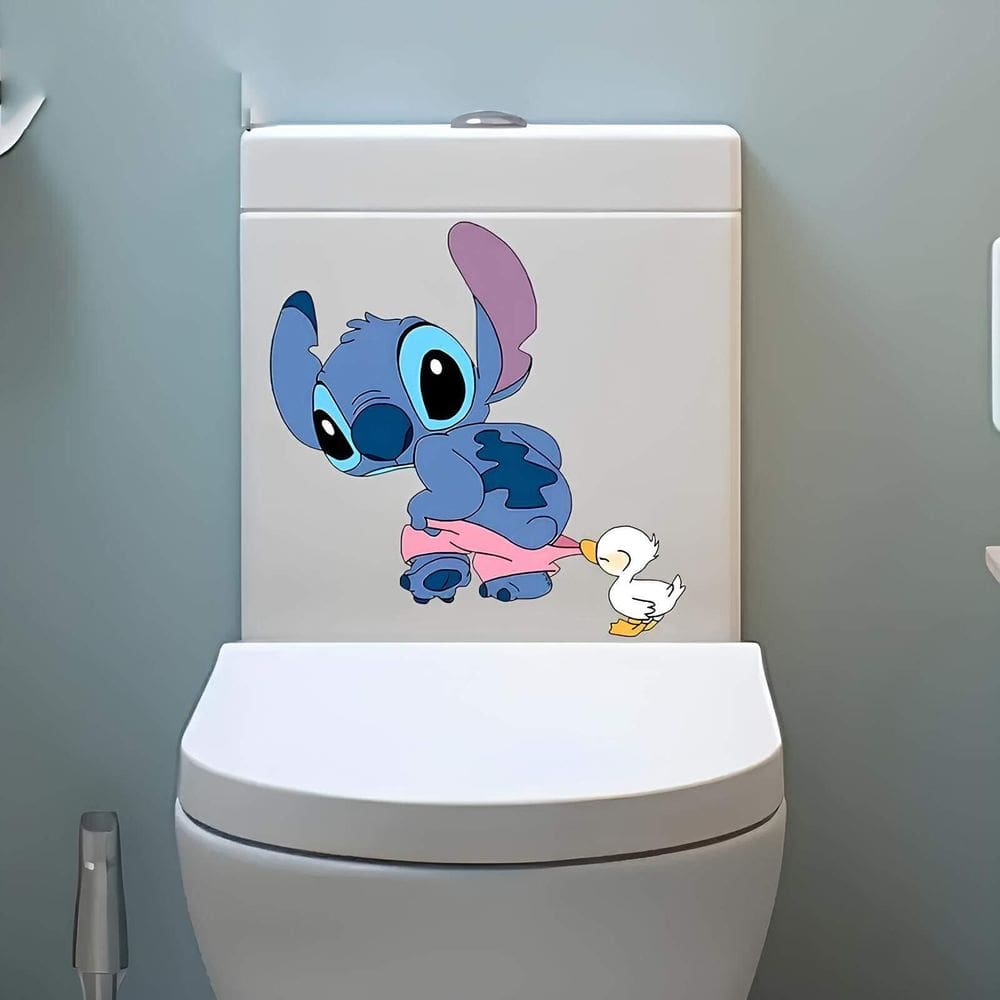 Adesivo Para Vaso Sanitário Stitch Mod17