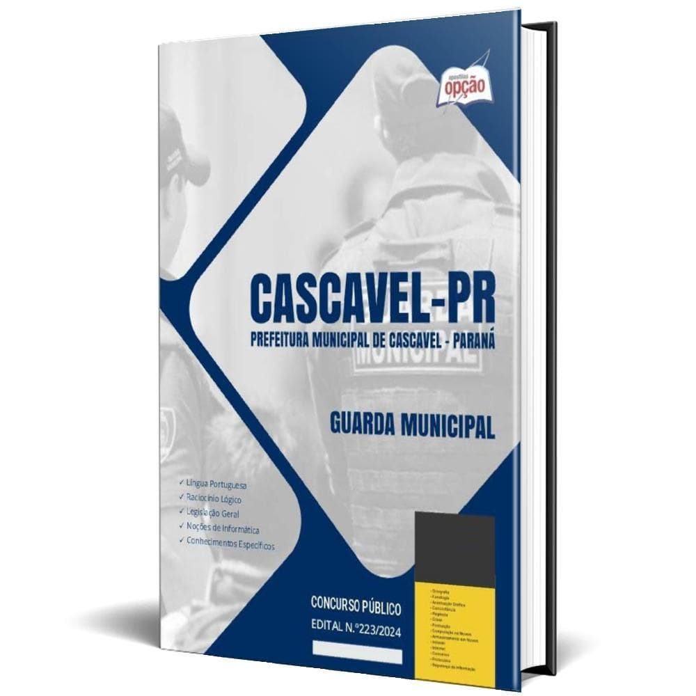 Apostila Prefeitura De Cascavel Pr 2024 - Guarda Municipal
