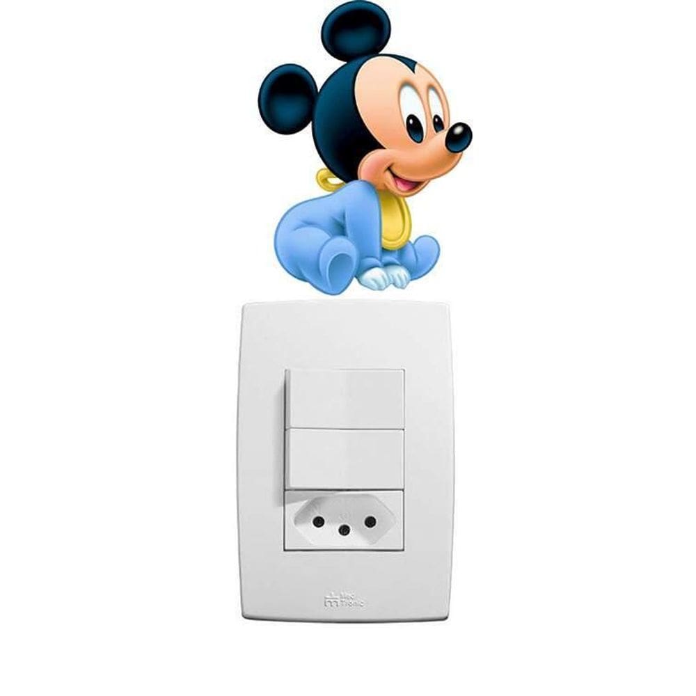 Adesivo Para Interruptor Mickey Mod01