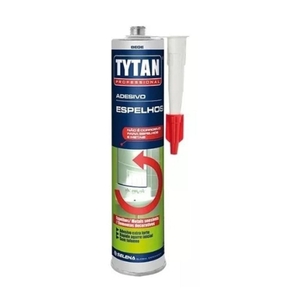 Adesivo De Montagem Branco Fixa Espelhos 320G Tytan