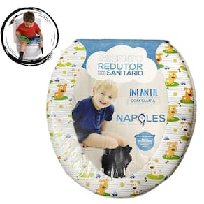 Assento Redutor Sanitário Infantil Bebe Almofadado Desfralde