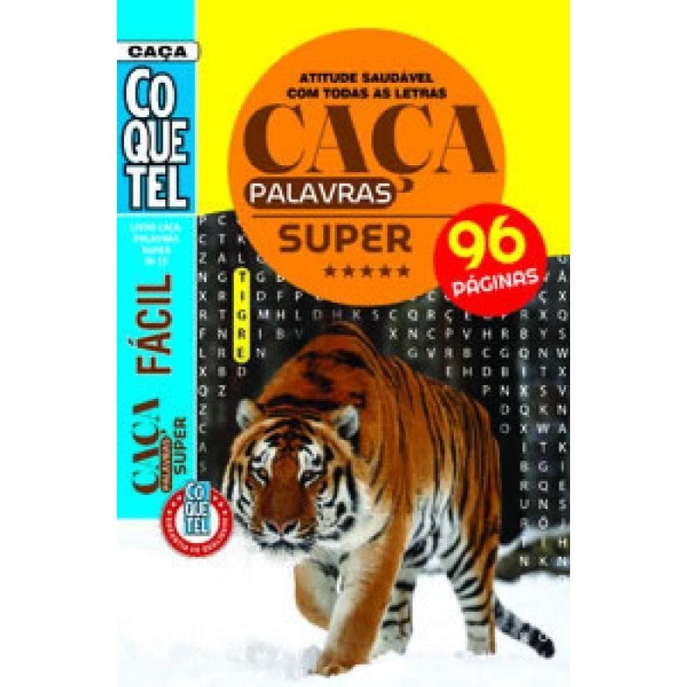 Livro Coquetel Caça Palavras Super 15