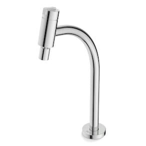 Torneira para Cozinha de Mesa Bica Alta com Arejador Articulado New Singles Cromado