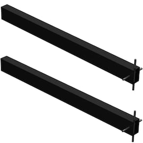 Suportes Pia Chumbar Bancada Mesa 60 Cm 2 Unidades - Preto