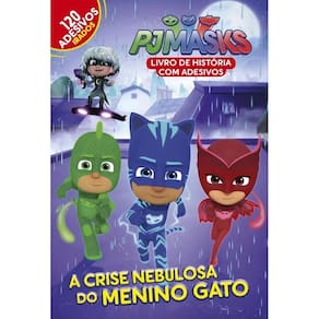 História Com Adesivos - Pj Masks: A Crise Do Menino Gato