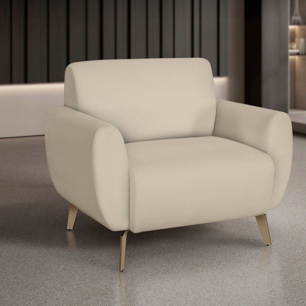 Poltrona para Sala de Estar Jade Marfin