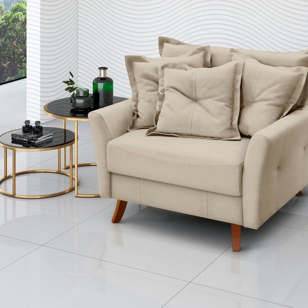 Poltrona para Sala de Estar Love Marfin