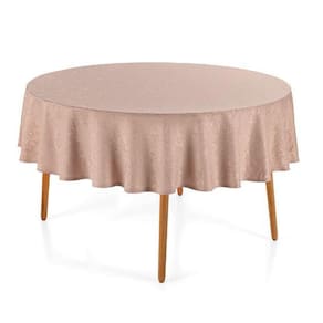 Toalha De Mesa Redonda 6 Lugares Celebra Blanka Rosa Karsten