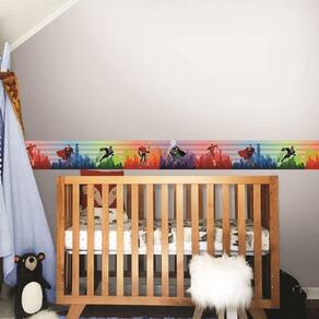 Faixa Decorativa Quarto Bebê Heróis 3M