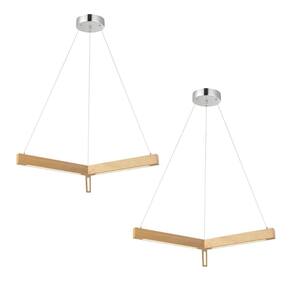 Pendente Avant Kavas TNG 24W 3000K Madeira Bivolt 2 Und